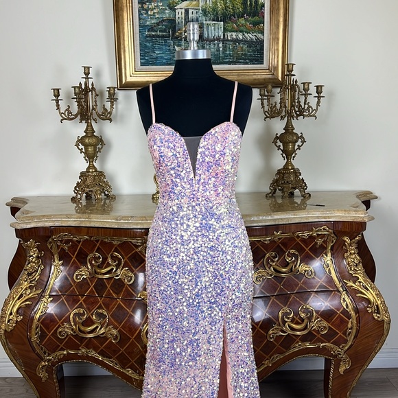 Women,formal all over sequins Glimmering sparkling special Occasion prom… - Picture 3 of 5